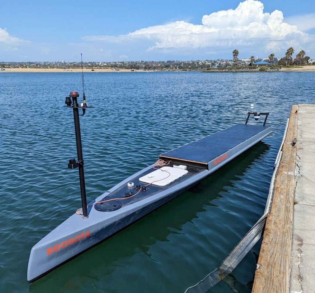 The X6, an 18-ft autonomous surface vehicle